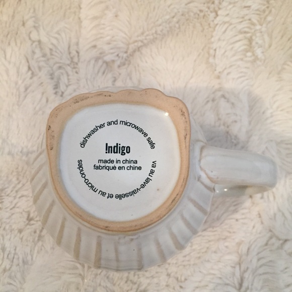 Indigo owl mug with cover - Picture 4 of 4